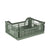 Aykasa Medium Folding Crate in Almond Green