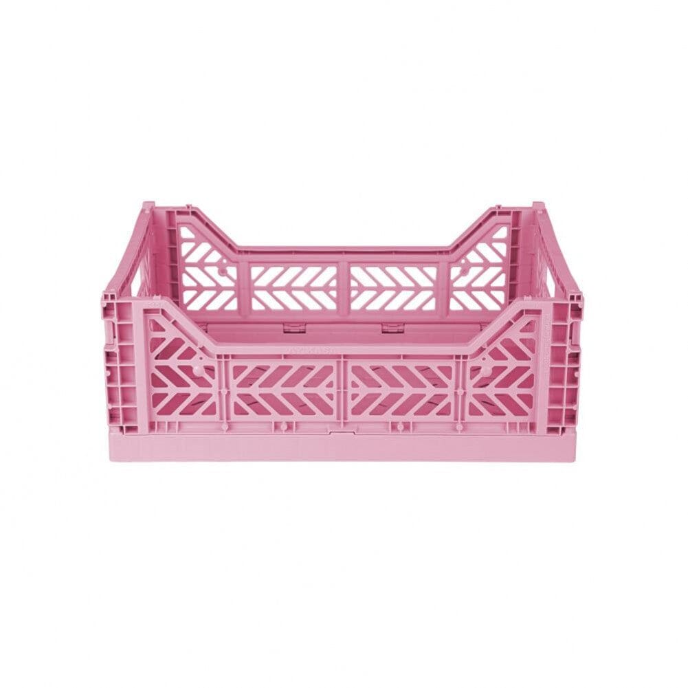 Aykasa Medium Folding Crate in Baby Pink