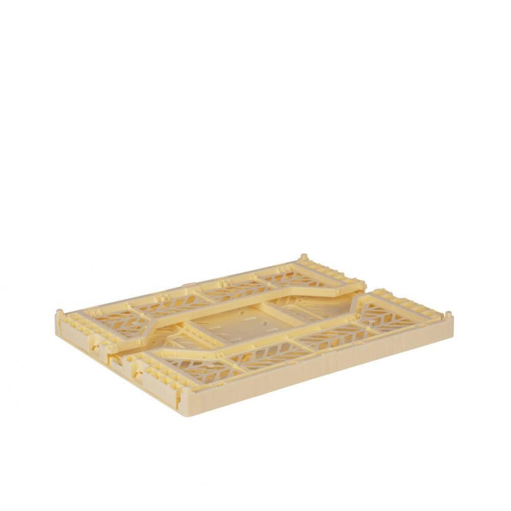 Aykasa Medium Folding Crate in Banana