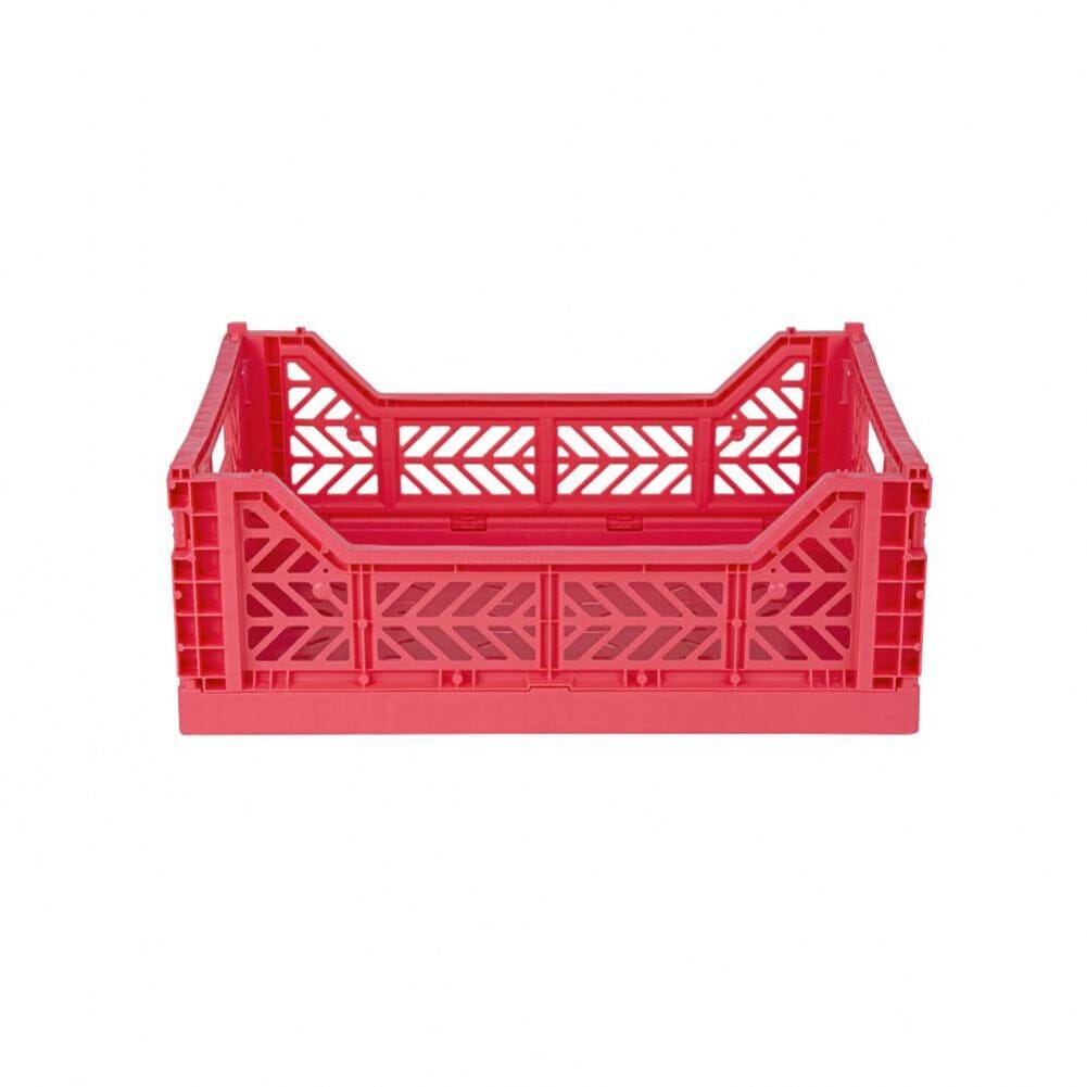 Aykasa Medium Folding Crate in Dark Pink