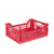 Aykasa Medium Folding Crate in Dark Pink