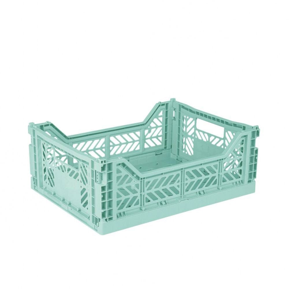 Aykasa Medium Folding Crate in Ocean