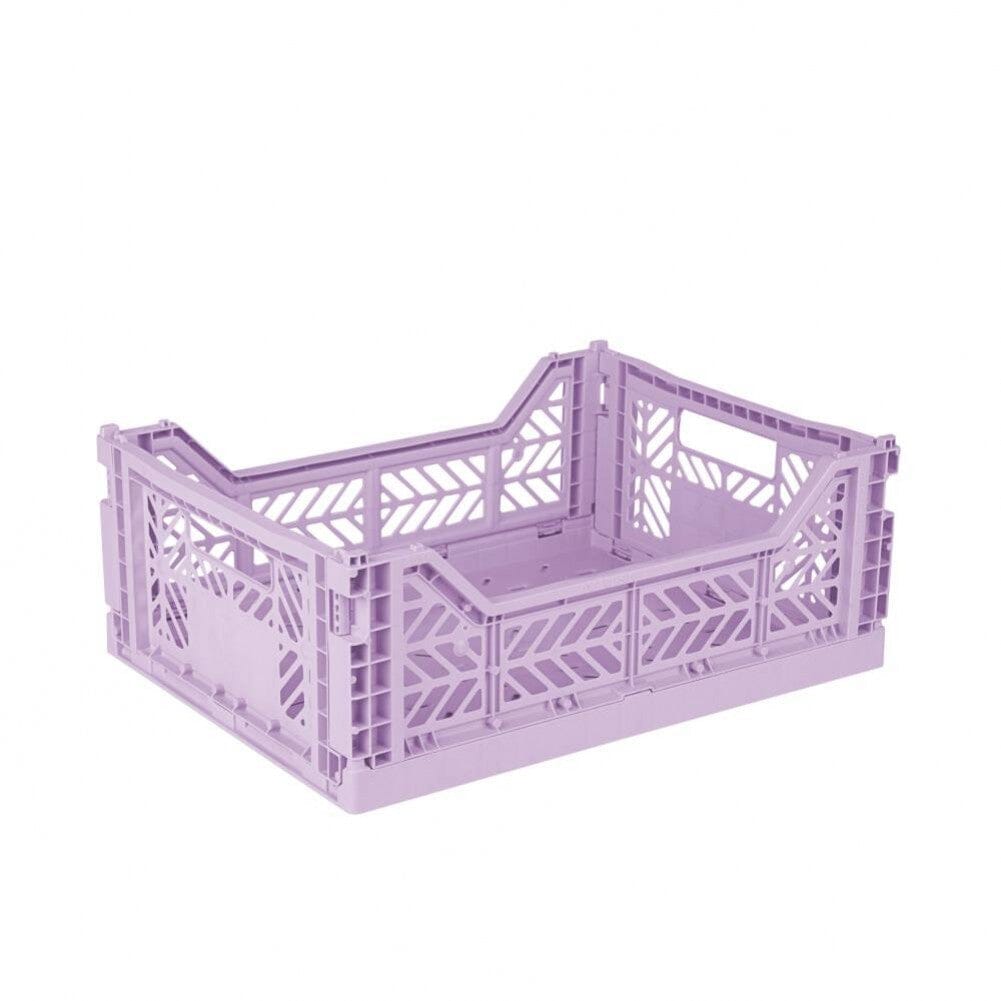 Aykasa Medium Folding Crate in Orchid