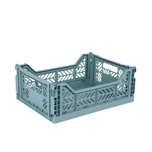 Aykasa Medium Folding Crate in Teal