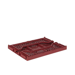 Aykasa Medium Folding Crate in Tile Red