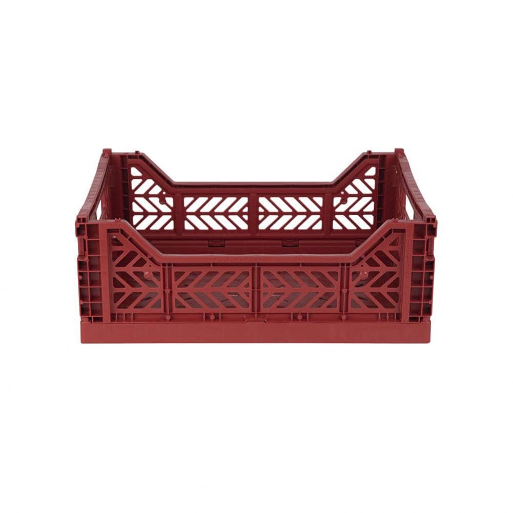 Aykasa Medium Folding Crate in Tile Red