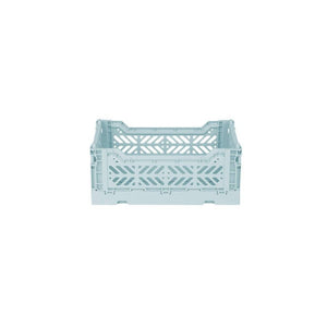 Aykasa Small Folding Crate in Arctic Blue