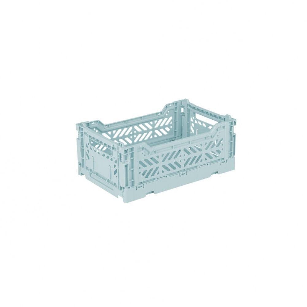 Aykasa Small Folding Crate in Arctic Blue