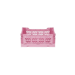 Aykasa Small Folding Crate in Baby Pink