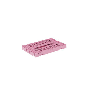 Aykasa Small Folding Crate in Baby Pink