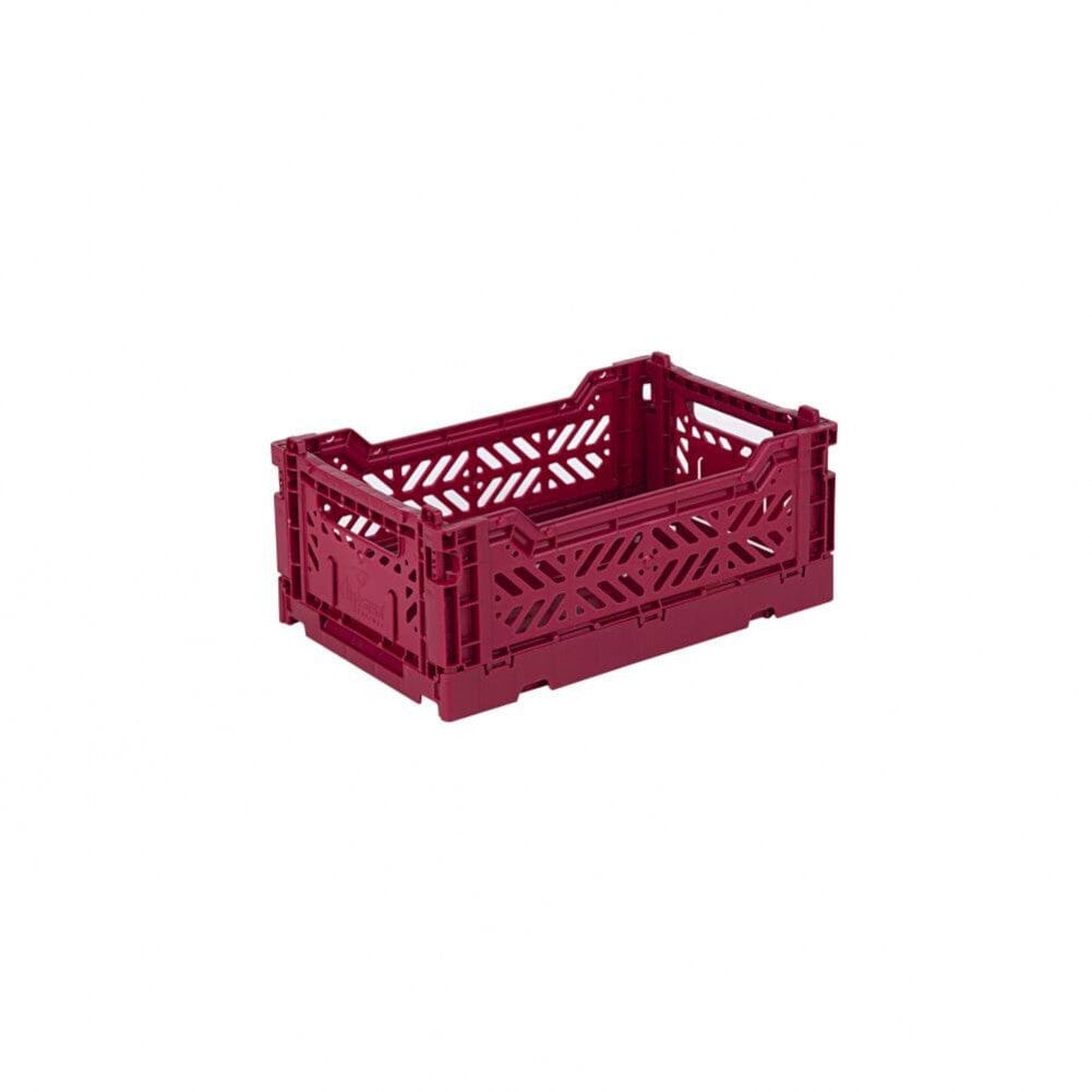 Aykasa Small Folding Crate in Chili Pepper