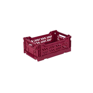 Aykasa Small Folding Crate in Chili Pepper