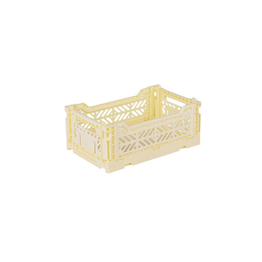 Aykasa Small Folding Crate in Cream