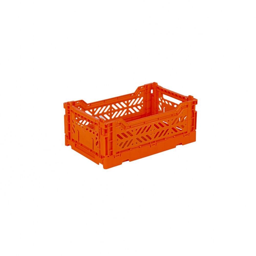 Aykasa Small Folding Crate in Orange