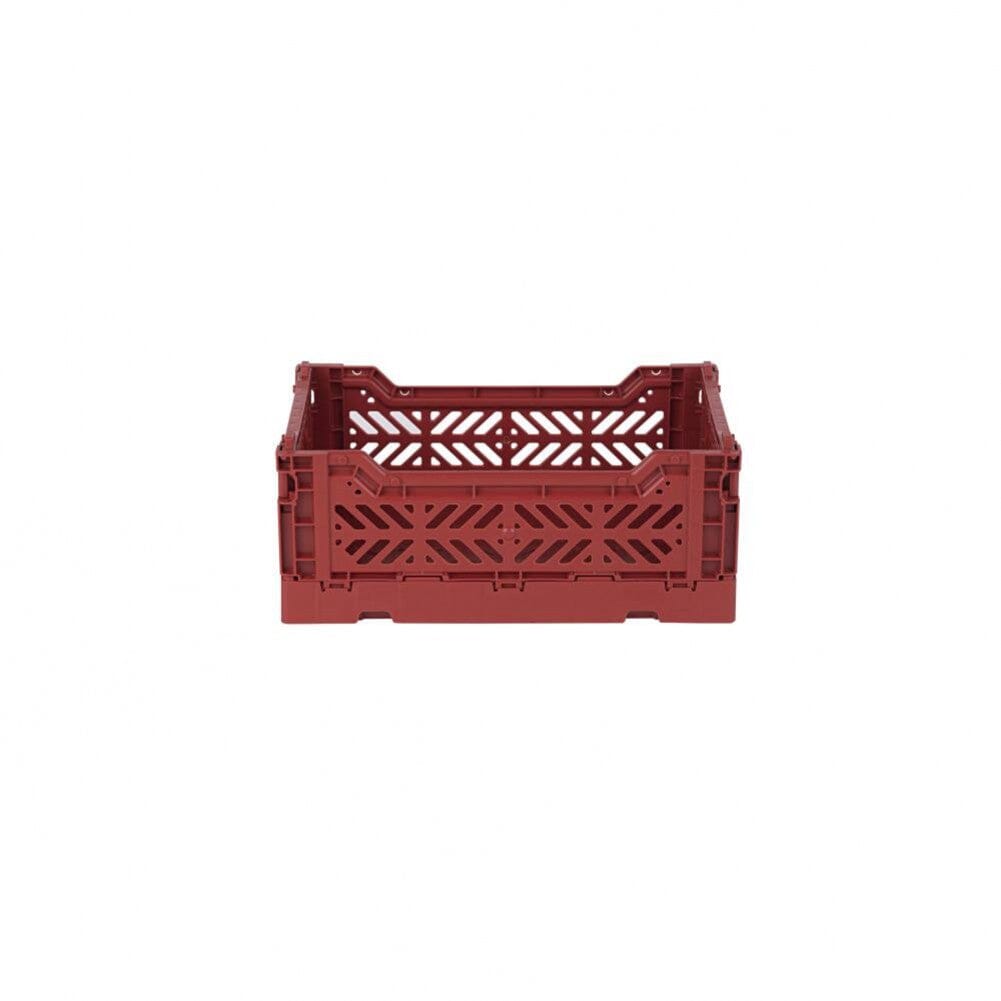 Aykasa Small Folding Crate in Tile Red