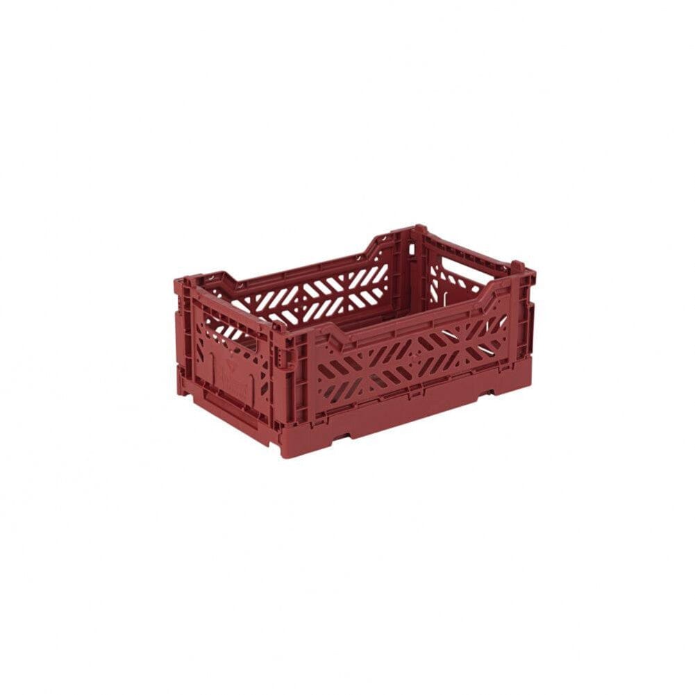 Aykasa Small Folding Crate in Tile Red