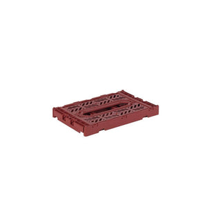 Aykasa Small Folding Crate in Tile Red