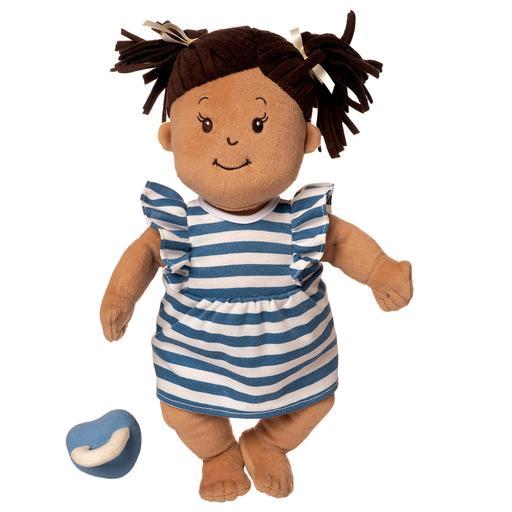 Manhattan Toy -- Baby Stella Beige Doll with Brown Hair