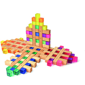 Bauspiel Lucent Cubes (20 Pieces in a Cardboard Box)
