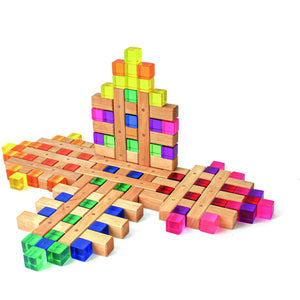 Bauspiel Lucent Cubes (20 Pieces in a Cardboard Box)