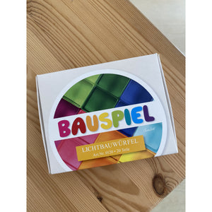 Bauspiel Lucent Cubes (20 Pieces in a Cardboard Box)