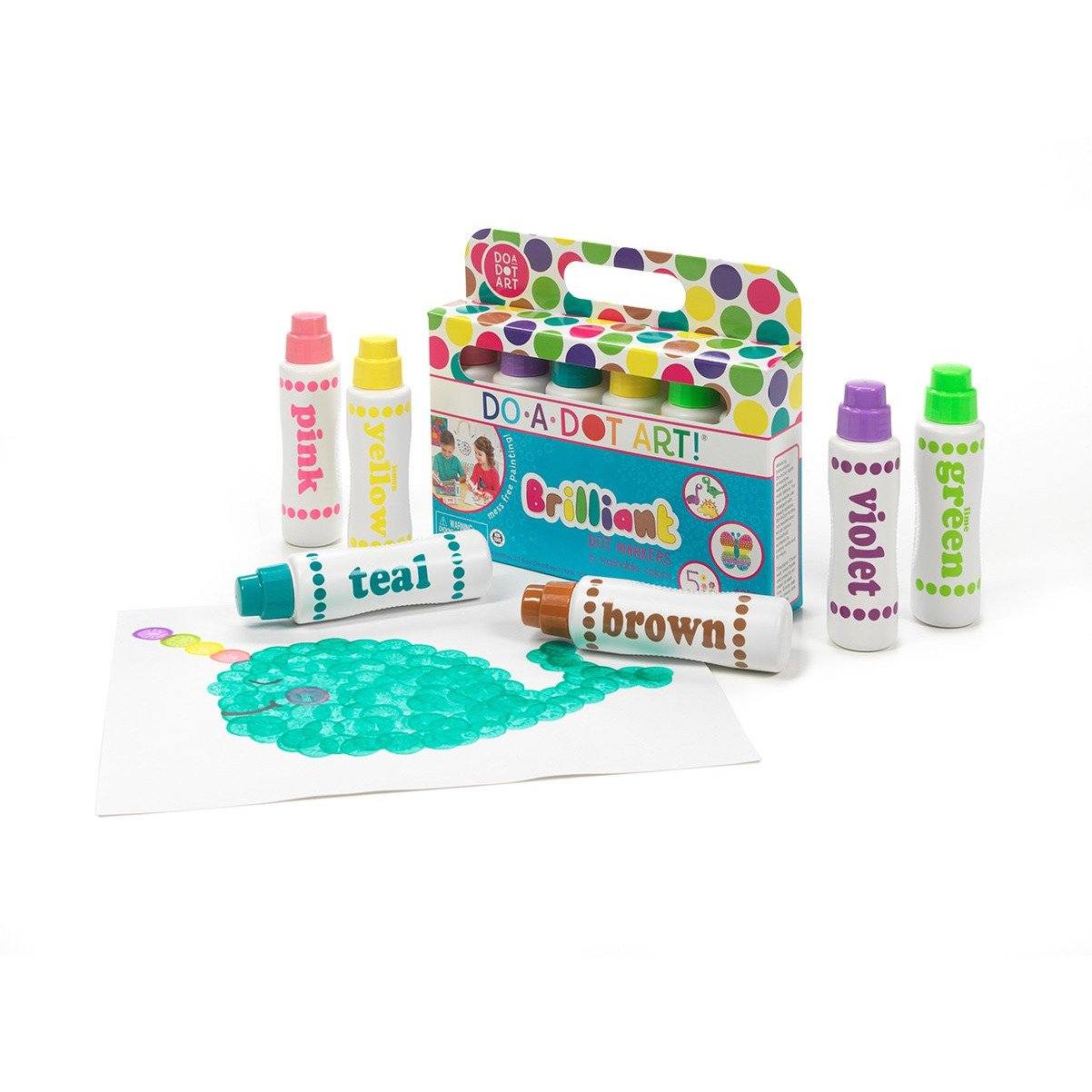Brilliant 6 Pack Dot Markers