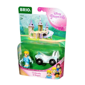 BRIO 33322 Disney Princess Cinderella and Wagon