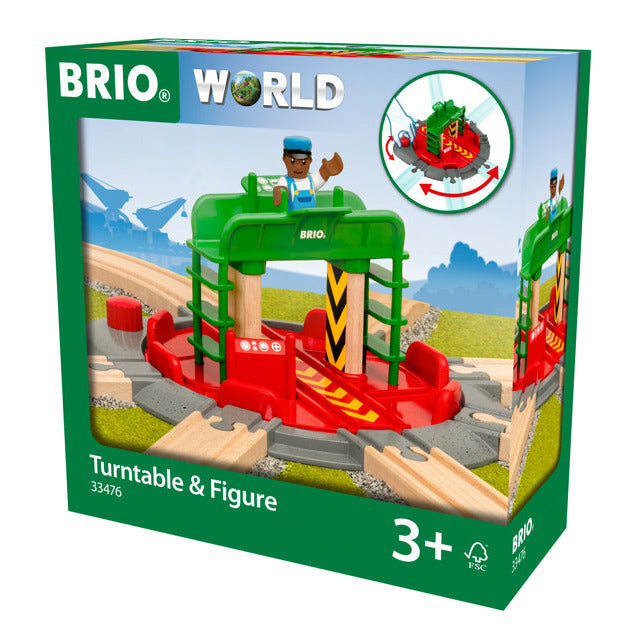BRIO 33476 Turntable & Figure