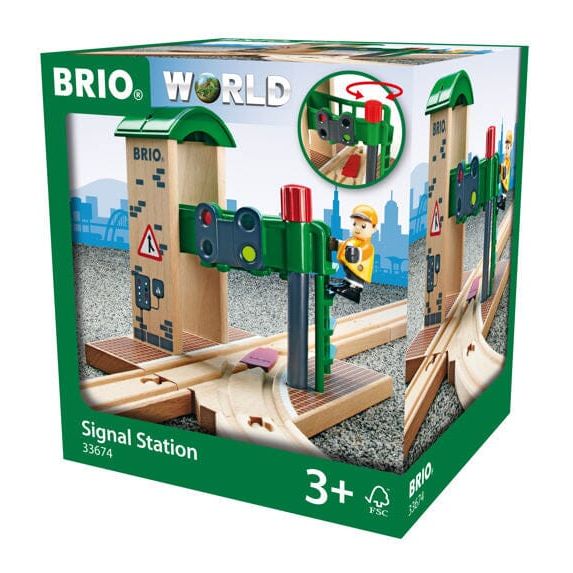 BRIO 33989 Wood Central Station Set