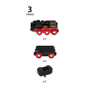 BRIO 33884 Battery-Operated Steaming Engine