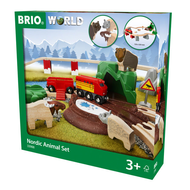BRIO 33988 Nordic Animal Set