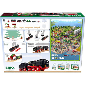 BRIO 36014 Christmas Steaming Train Set