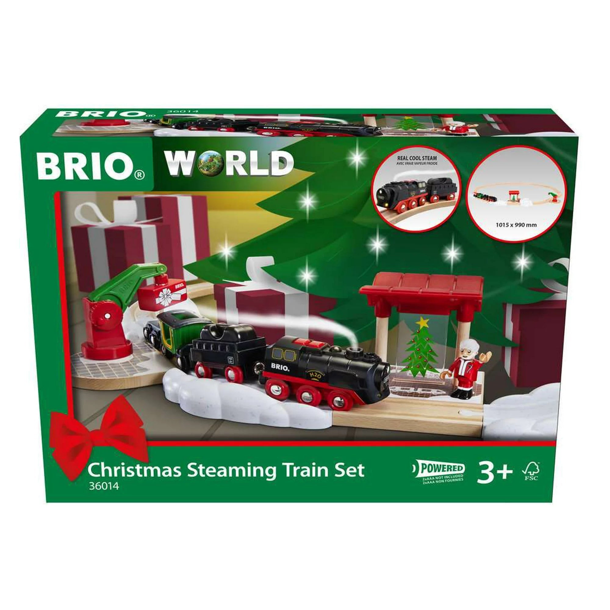 BRIO 36014 Christmas Steaming Train Set The Happy Lark