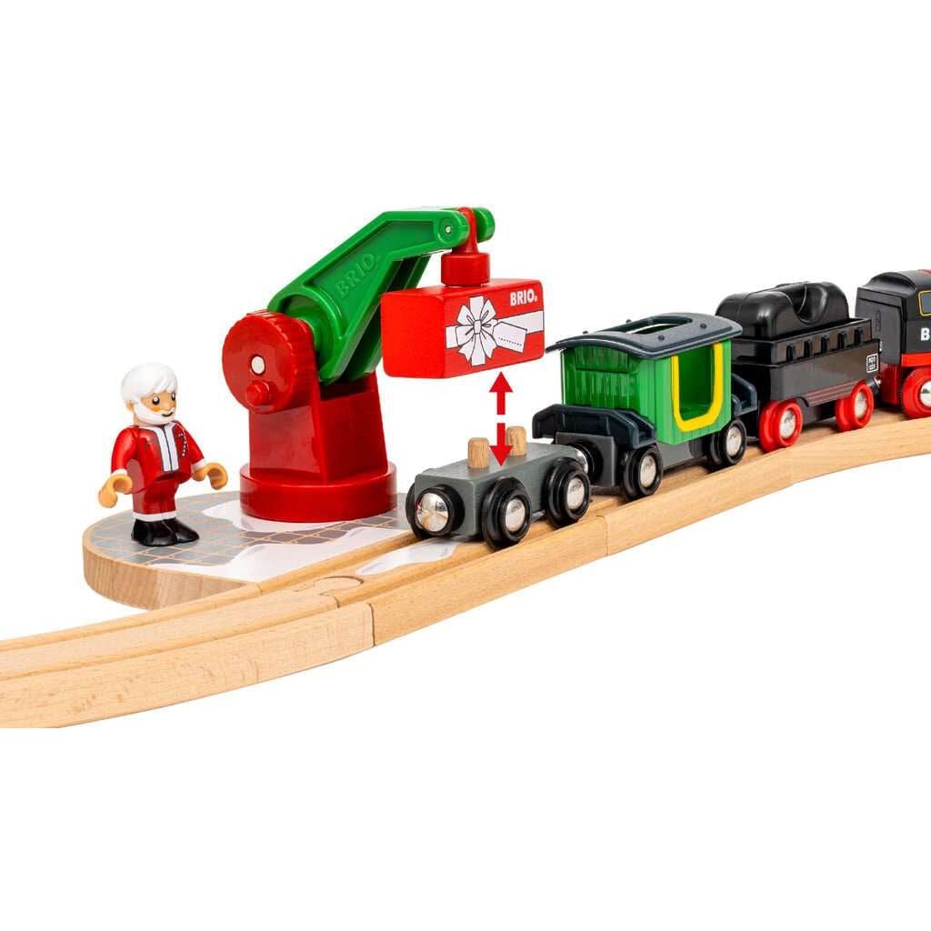 Brio World Deluxe Railway Set , Wooden Toy Train Set for Kids Age 3 and Up,  Green