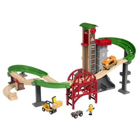 BRIO 33887 Lift & Load Warehouse Set - The Happy Lark