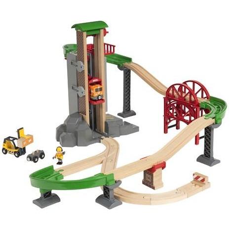 BRIO 33887 Lift & Load Warehouse Set