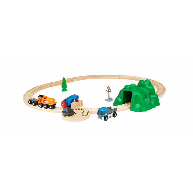 BRIO Rail & Road Stone Quarry Set