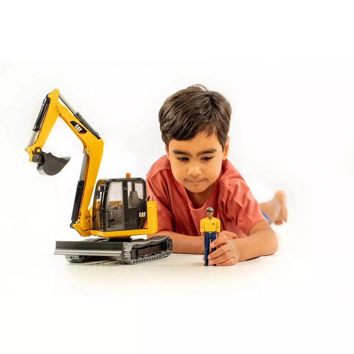 Bruder 02467 CAT Mini Excavator with Worker