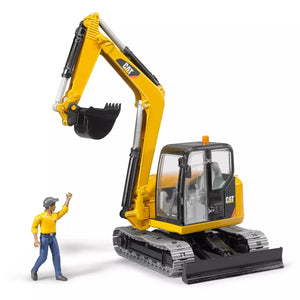 Bruder 02467 CAT Mini Excavator with Worker