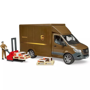 Bruder 02678 Mercedes-Benz Sprinter UPS with Driver and Accessories