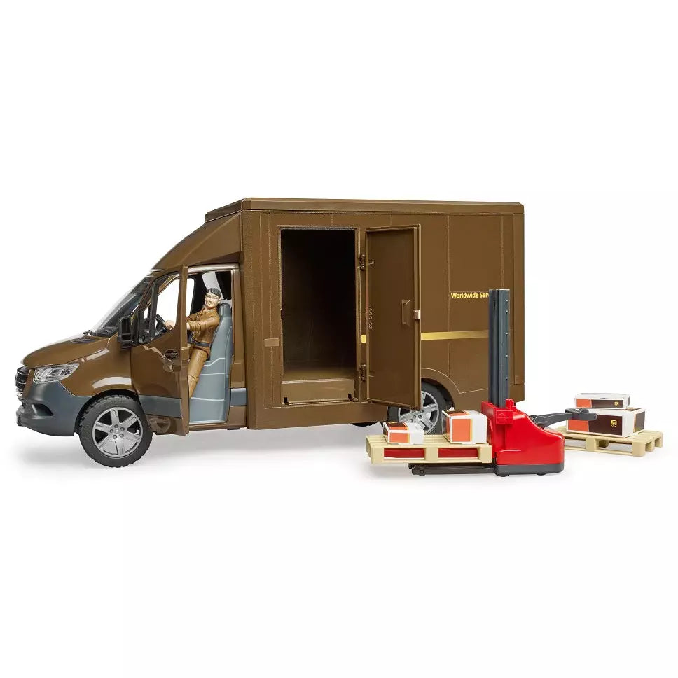Bruder 02678 Mercedes-Benz Sprinter UPS with Driver and Accessories