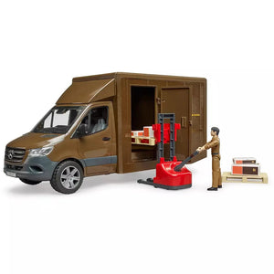 Bruder 02678 Mercedes-Benz Sprinter UPS with Driver and Accessories