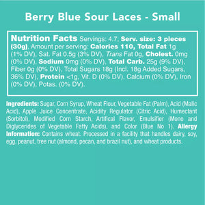 Candy Club -- Berry Blue Sour Laces
