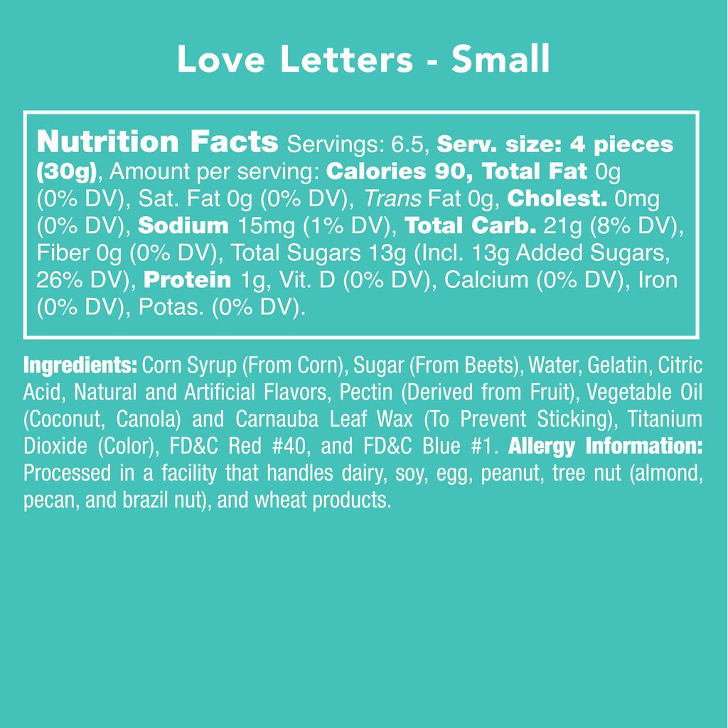 Candy Club -- Love Letters