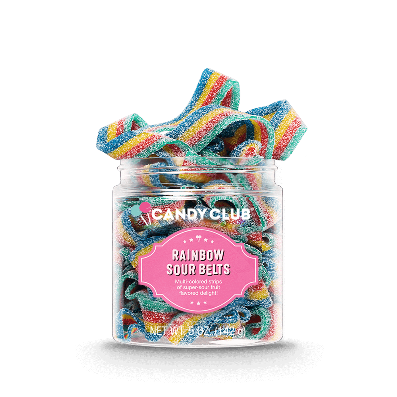 Candy Club -- Rainbow Sour Belts