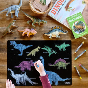 Imagination Starters Chalkboard Placemat: Dinosaur