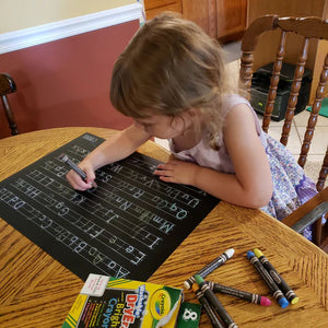 Imagination Starters Chalkboard Placemat: Letters