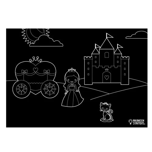 Imagination Starters Chalkboard Placemat: Princess