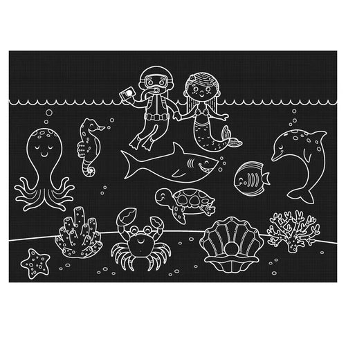 Imagination Starters Chalkboard Placemat: Sea