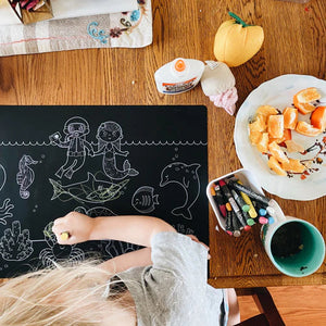 Imagination Starters Chalkboard Placemat: Sea